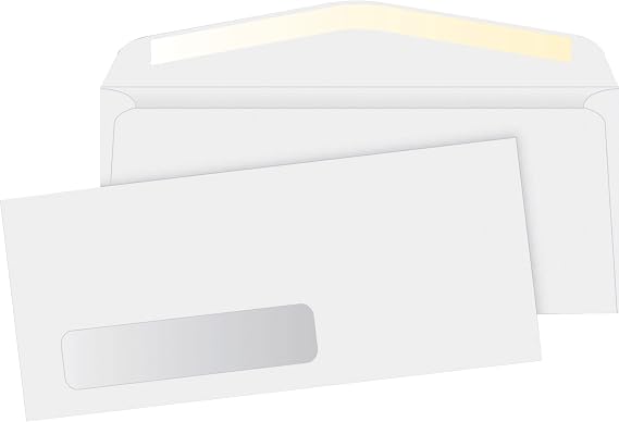 Business Source Economical No. 10 Window Envelope