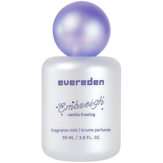 Evereden x Embreigh Hair & Body Fragrance Mist, Vanilla Frosting, Teens | Limited Edition Kids Perfume for Girls, Vanilla & Caramel Long-Lasting Scents, Safe for Sensitive Skin, Made for Kids & Teens