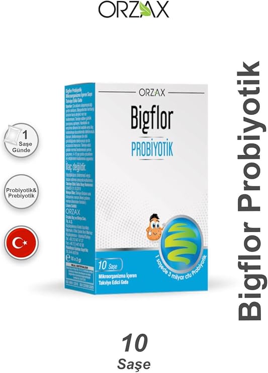 Orzax Ocean Bigflor Probiyotik Prebiyotik 10 Saşe