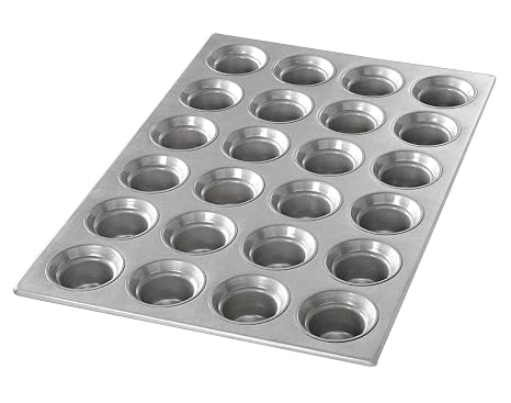 Chicago Metallic 42755 Mini Crown Muffin Pan 24-on (4 rows of 6) 3 oz. capacity