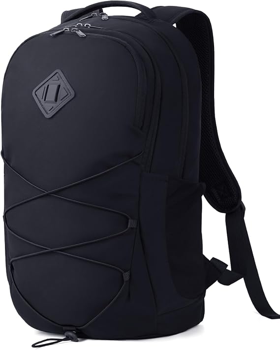 WANDF 15.6-Inch Laptop Backpack for Women, Travel Backpack Water-Resistant Lightweight College Backpack for Work Casual Business Weekender (Black)