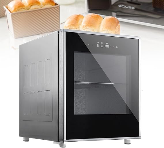 Sourdough Proofing Basket and Electric Dough Maker Combo, Adjustable Temperature Fermentation Chamber, Waterproof Non-Stick, 40L