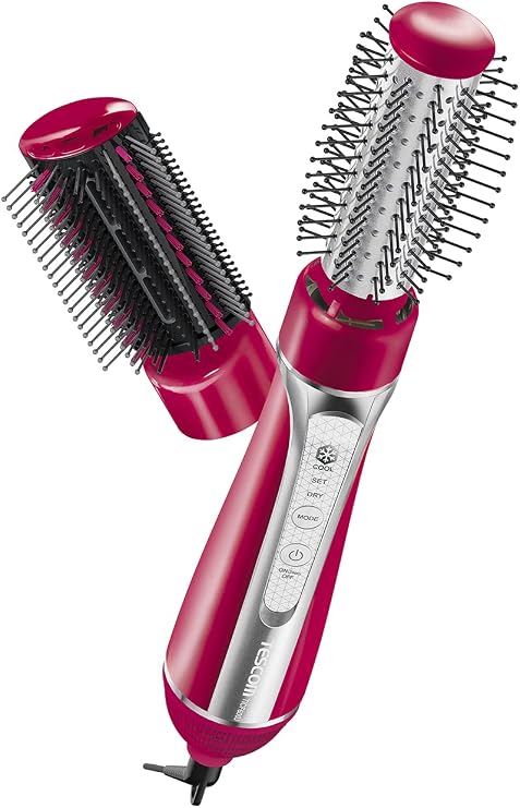 Tescom Double negative ionic Automatic World Voltage hair styler with 2 brush - Made in Japan (2020 Model)
