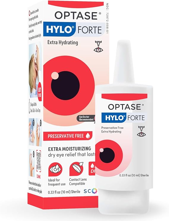 Optase HYLO Forte Dry Eye Drops, 0.33 fl oz