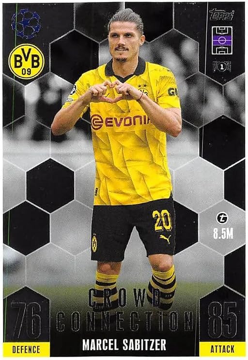 Match Attax Extra 2023 2024 Marcel Sabitzer Crowd Connection Trading Card