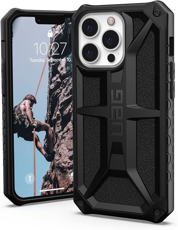 URBAN ARMOR GEAR iPhone 13 Pro 6.1 2021 Compatible Shockproof Case MONARCH Black Japan Official Distributor UAG-IPH21MB-P-BK