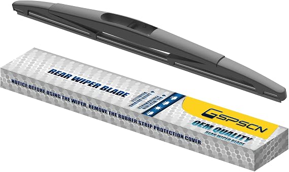 GSPSCN 12 Inch Rear Wiper Blade, OEM Quiet Streak-Free Rear Window Wiper | Fits Nissan Quest 2017-2011 Xterra 15-05 /Subaru Crosstrek 23-16 Impreza 23-12 WRX 2018-2012 XV 20-13 /Lexus LX600 24-22