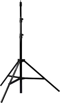 Britek Trimax 10.5ft/3.2m Heavy Duty Tripod Stand Ultra Wide 4.1ft Footprint Thick 42.8mm Tubing w/Reversible 1/4" to 3/8" Stud for Photography, Streaming, vlog, Softbox, Reflector, Ring Light, Video