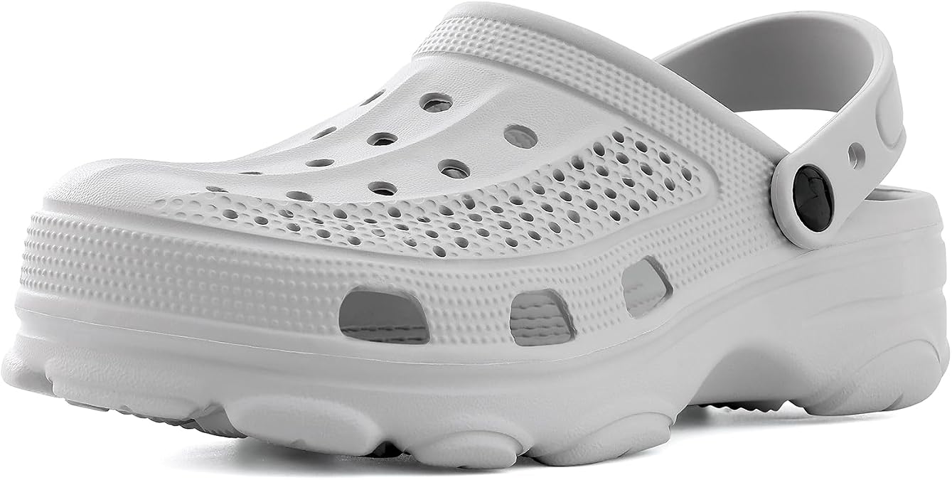 Beslip Comfortable Garden Clogs for Women and Men with Medium Arch Support | Waterproof Slip-Resistant Sandals, Lightweight EVA Slip-On Shoes for Indoor Outdoor