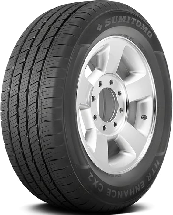 Sumitomo HTR Enhance LX2 215/60R17 96T | Truck/SUV Touring All Season Traction 110H Rated Extra Load Radial Construction Black Sidewall Tire
