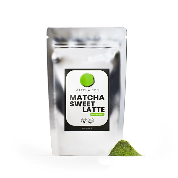 Matcha Kari Organic Sweetened Matcha Latte Mix - Cafe Style - 2.2 lb