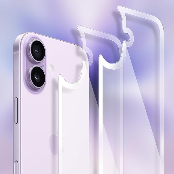 for iPhone 17 Back Screen Protector(2-Pack), iPhone 17 Back Glass Protector iPhone17 Back Protector (6.3 inch)