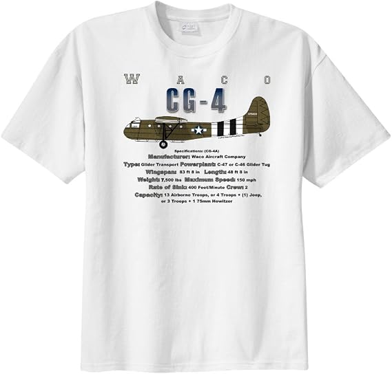Waco CG-4 Glider Short Sleeve T-Shirt