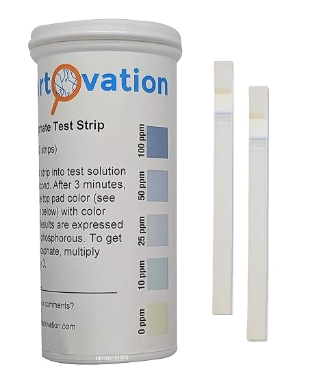 Bartovation Phosphorus and Phosphate Test Strips, 0-100 ppm, 50-Pack