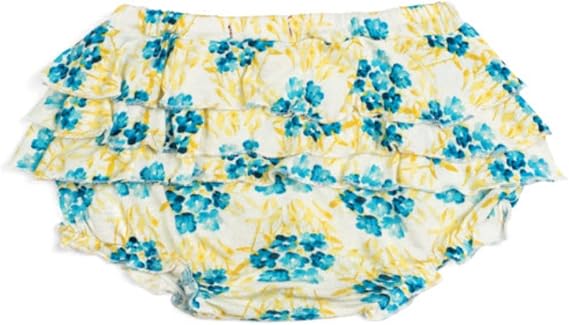 Milkbarn Ruffle Bloomers (Sky Floral 6-12M)