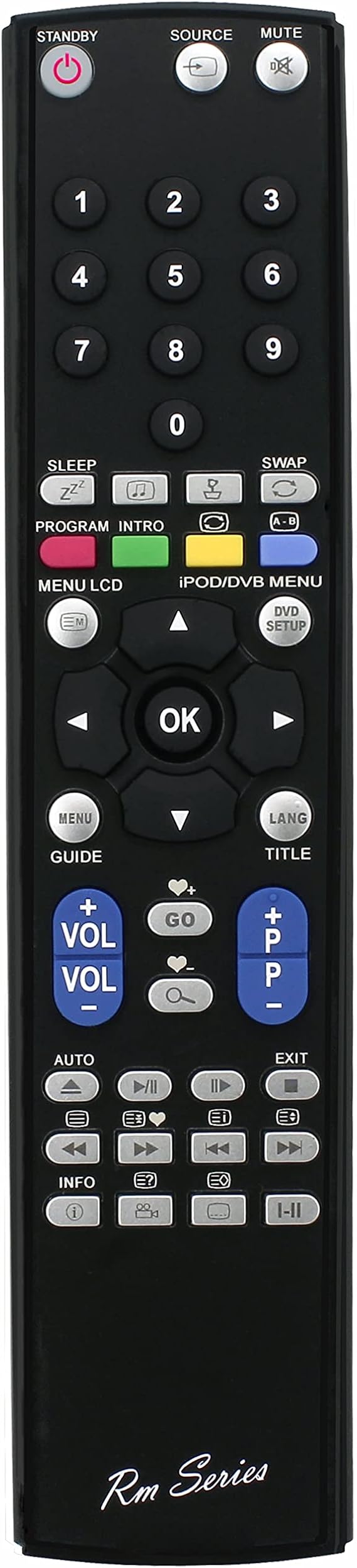 RM-Series Replacement Remote Control for KENMARK 19LVD45D2