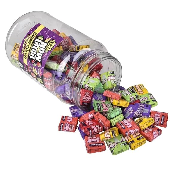 Now and Later Giant Soft Chewy Taffy Candy (31.8 Ounces)