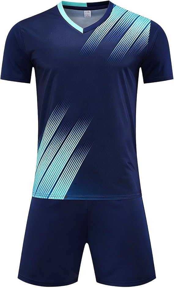 Kids Football kit Football Jersey for Boys Girls Age 3-12 Breathable Training Shorts and T-shirt Sets Youth Sports Outfit Uniform