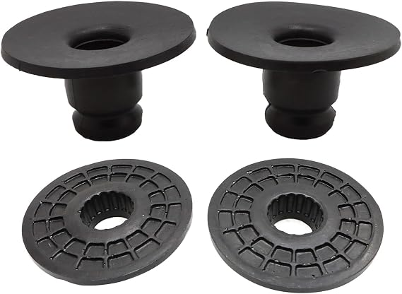 4 x Spring Plate Rear Upper Lower Compatible with Vauxhall Astra G
