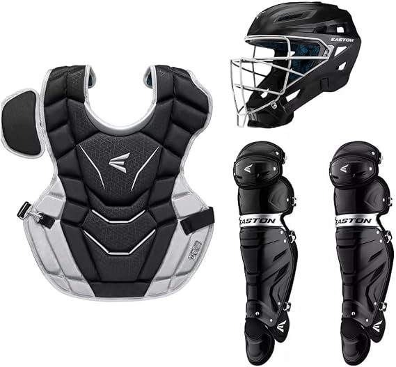 Easton | Gametime 2.0 Baseball Catcher's Equipment | Box Set | NOCSAE Approved | Youth/Intermediate/Adult | Multiple Colors