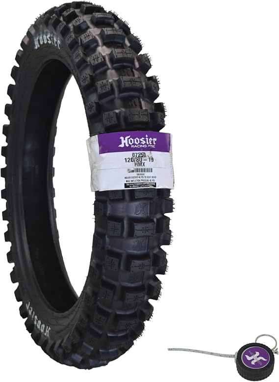 Hoosier HMX 120/80-19 Rear Motorcycle Tire Dirt Bike Racing