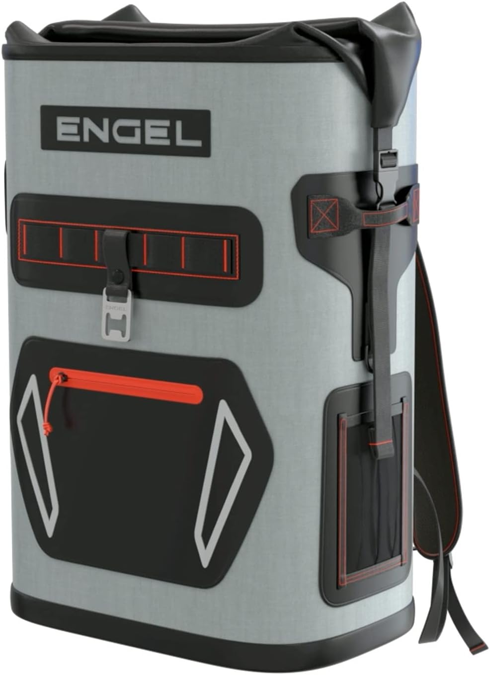 Engel 23.7 L Insulated Cooler Backpack - Roll-Top Waterproof Picnic Backpack for 4 - Thermal Lunch Cool Bag for Hiking, Beach, Camping - Rucksack Keeps Cool Up To 3 Days