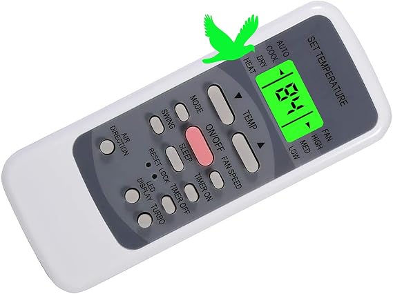 Replacement Remote Control for Midea AC Air Conditioner Remote Control MWDUK-12CRN1-BK2 MWEUW210CRN1BCJ6 MWDUJ2-12ERN1-MCJ9 MWFUK-15CRN1-BCK8 MWEUW2-10CRN1-BCJ6 MWEUK-08CRN1-BCL0