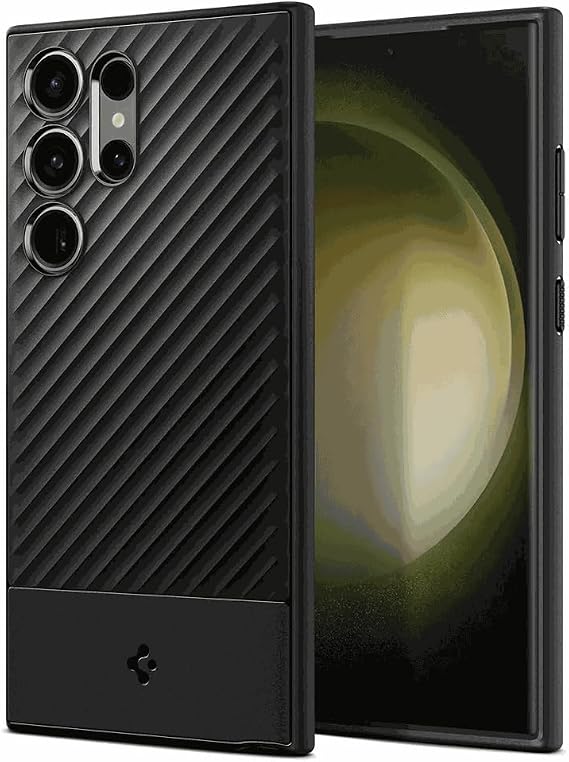 Spigen Core Armor Designed for Galaxy S23 Ultra Case (2023) [Military-Grade Protection] - Matte Black