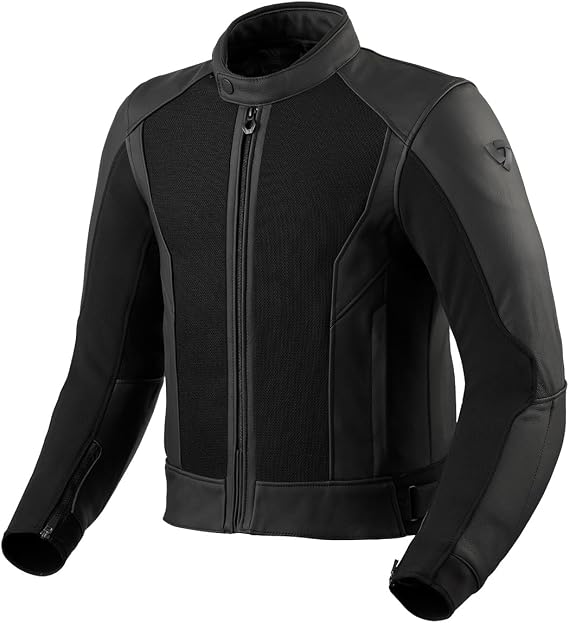 REV'IT! Men's Ignition 4 H2O Adventure Touring Motorcycle Jacket (Black - 48)