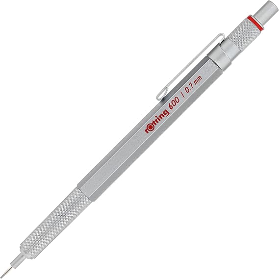 Rotring 600 Mekanik Kurşun Kalem 1904444 Krom,0.7 mm