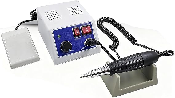 Micromotor Polishing Machine for Dental and Jewelry Use, 35000rpm Electric Polisher with Foot Pedal Speed Control