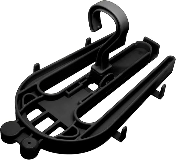 Drysuit Hanger for Wetsuit and Regulator - Multi-Purpose, Anti-Slip, Heavy Duty - for Diving Gear and Outdoor Activities (Black)