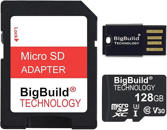 128GB U3 Micro SDXC Memory Card for Huawei Enjoy 70/70z, 60, Mate X5/Xs/Xs 2, P50/P50E, Pocket 2/S Cell Phones