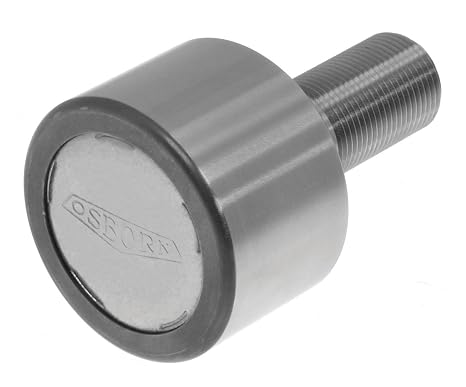 Osborn PLR-1-3/4 Load Runner, Plain , Concentric Stud, 1.75" Roller Diameter, 1.19" Roller Width, 0.75" Stud Diameter, 1.75" Stud Length, Ball Bearings, Standard