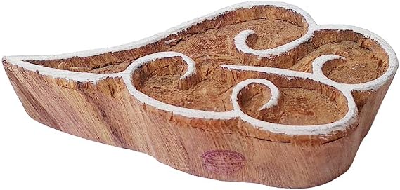 Royal Kraft Wooden Stamps DIY Fabric, Textile, Clay, Pottery, Paper, Henna Printing Blocks THZtag002
