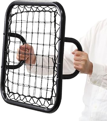 Japard Soccer Rebounder Handheld Goal Keeper Reflex Training Equipment,Volleyball, Passing Heading Practice Net Elastic