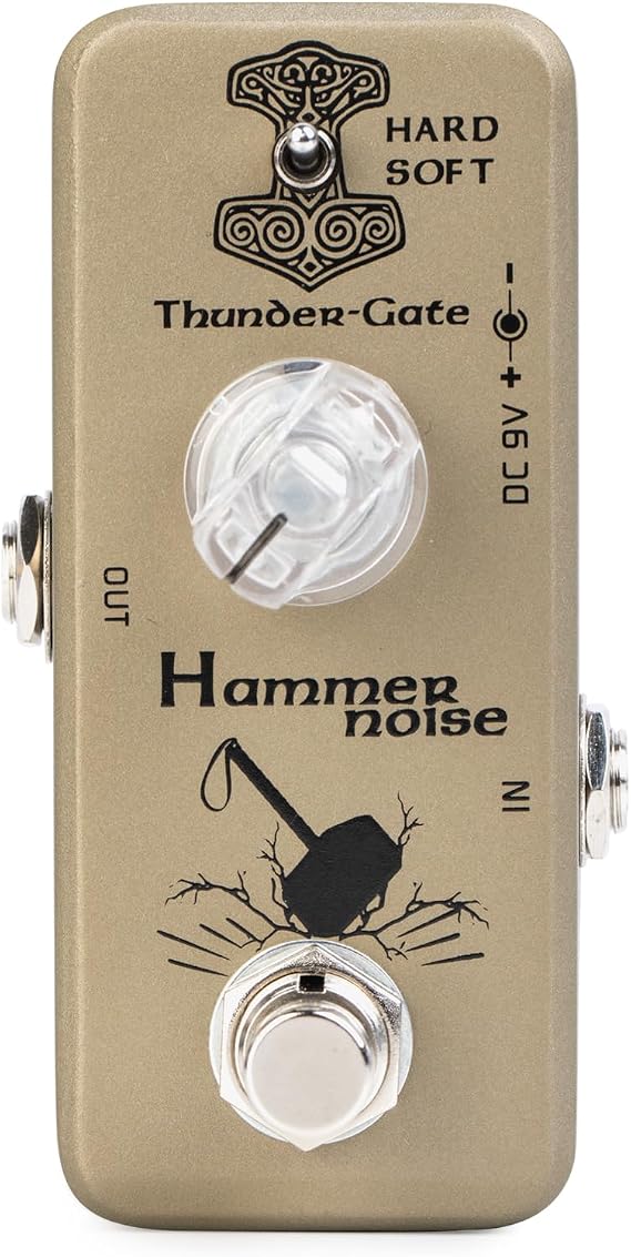 MP-307 Hammer Noise Gate Guitar Effect Pedal - Noise Killer Mini Pedal with True Bypass