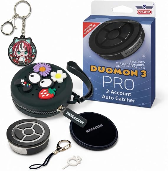 Megacom DuoMon3 PRO Poket Go Auto Catcher, Auto-Reconnection Hourly, w/Pad