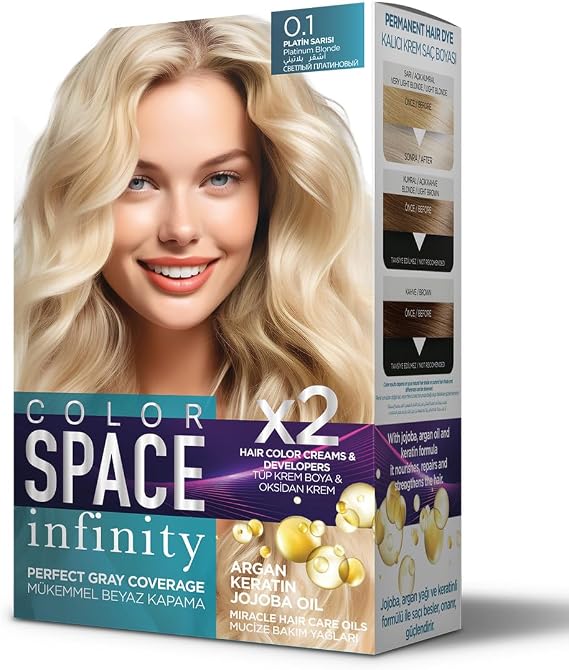Color Space Infınıty Set Saç Boyası 0.1 Platin Sarısı