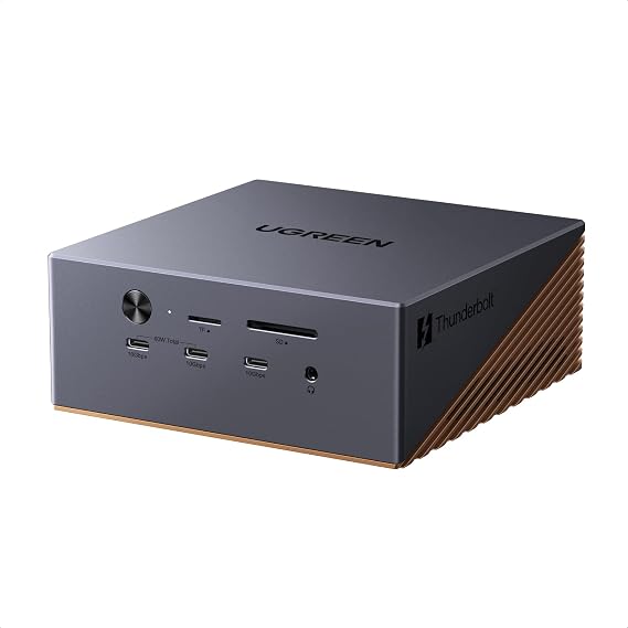 UGREEN Maxidok 17-in-1 Thunderbolt 5 Docking Station with 8TB NVMe SSD Slot