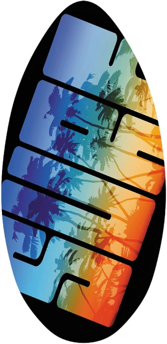 Milageto Skimboard,Water Surfboard,Wooden Premium Lightweight Skim Board,Wood Body Board for Beginners,Adults,All Skimming,Teenagers