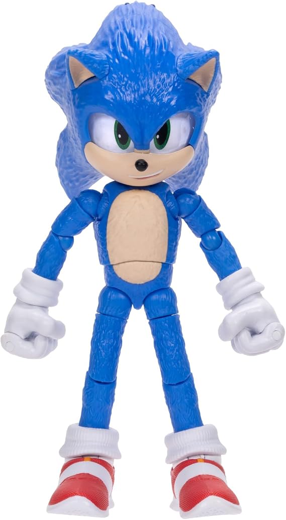 Sonic 3 Movie 5 Action Figures Sonic Blue
