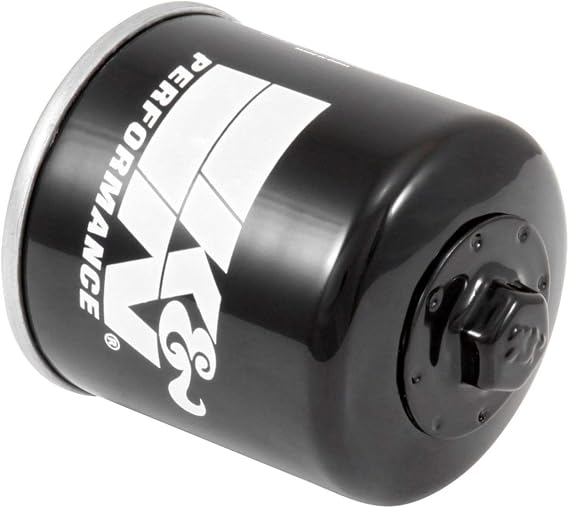 K&N Motorcycle Oil Filter: High Performance, Wrench Off Nut, KN-204-1