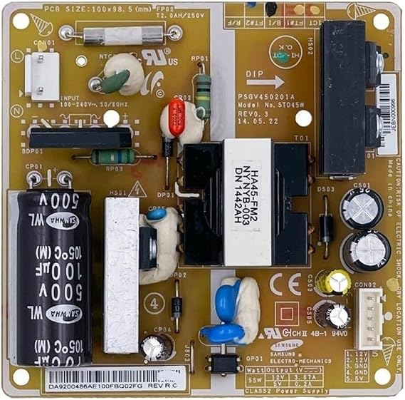 Refrigerator Control Board，Compatible for Samsung，DA92-00486A Circuit PCB Fridge Motehrboard Freezer Board, Fridge Circuit Board