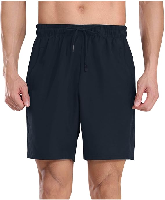 Mens Running Shorts with Pockets Running Shorts Lightweight Quick Dry Gym Workout Athletic Short for Men Gym Gifts S-4XL