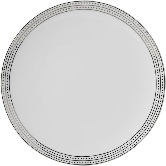 Bernardaud Top Coupe Salad Plate White/Platinum