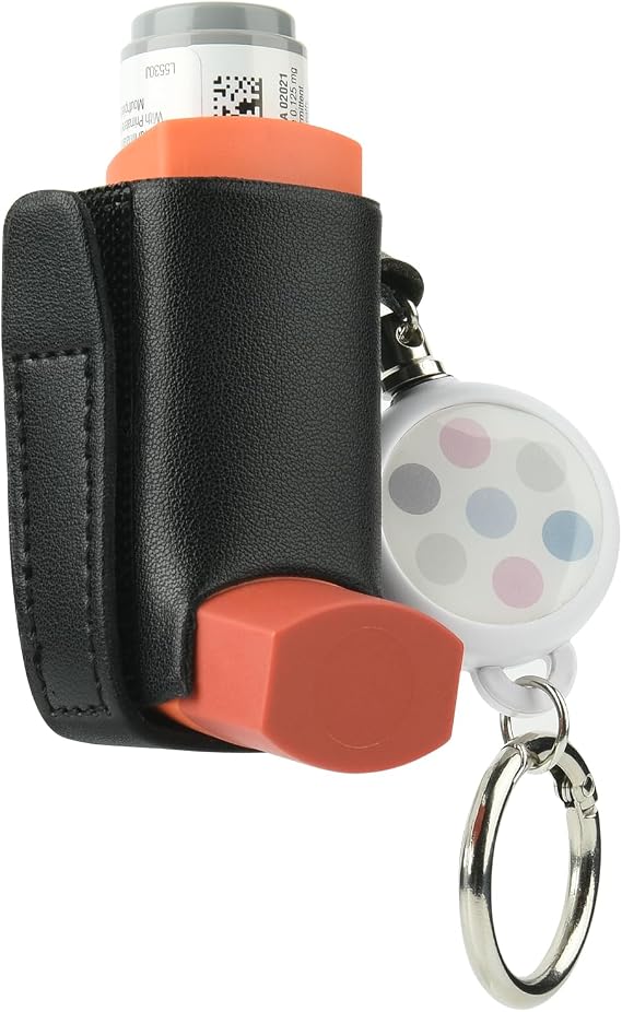 Beautyflier Asthma Inhaler Holder with Retractable Clip, Mini Holster