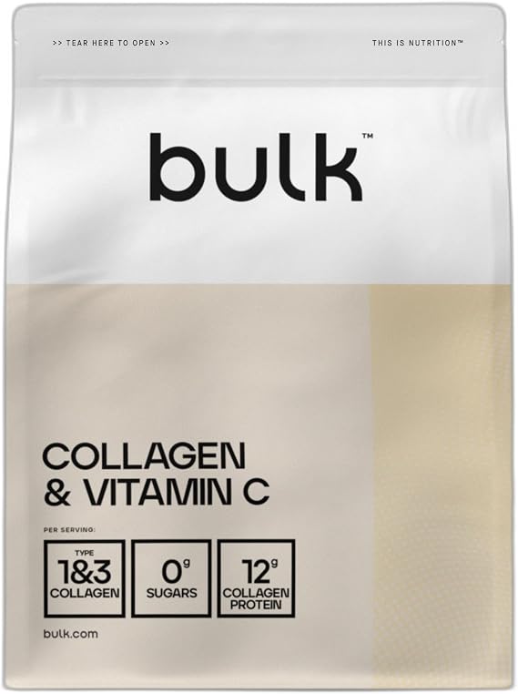 Bulk Collagen Powder with Peptides and Vitamin C, Mango, 500g