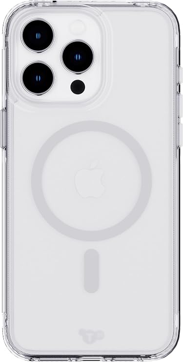 tech21 Evo Clear Case for iPhone 15 Pro Max - Compatible with MagSafe - Impact Protection Case - Clear