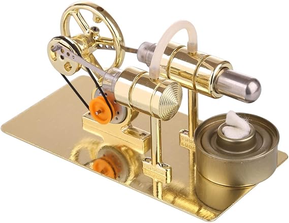 Stirling Engine Kit, DIY Assembly Stirling Engine Generator Model Physical Experiment Kit